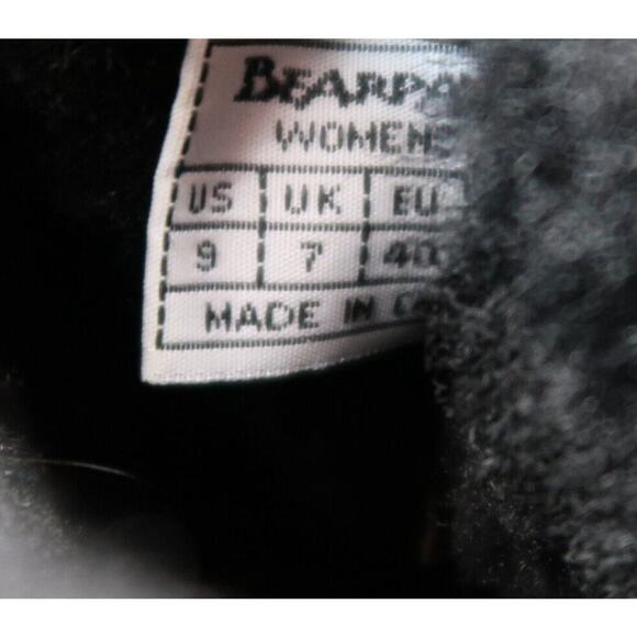 Bearpaw Shoes Womens 9 Boots Winter Comfort Warm Emma Short Leather Wool Black - Picture 5 of 14